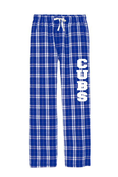 Flannel Uni-Sex CUBS Pants