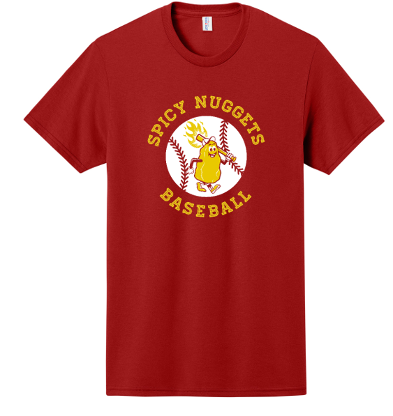 Spicy Nuggets Baseball T-Shirt